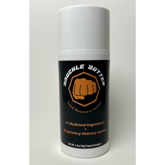 Knuckle Butter, Hand Recovery and Anti-Inflammitory Cream, 3.4 oz.