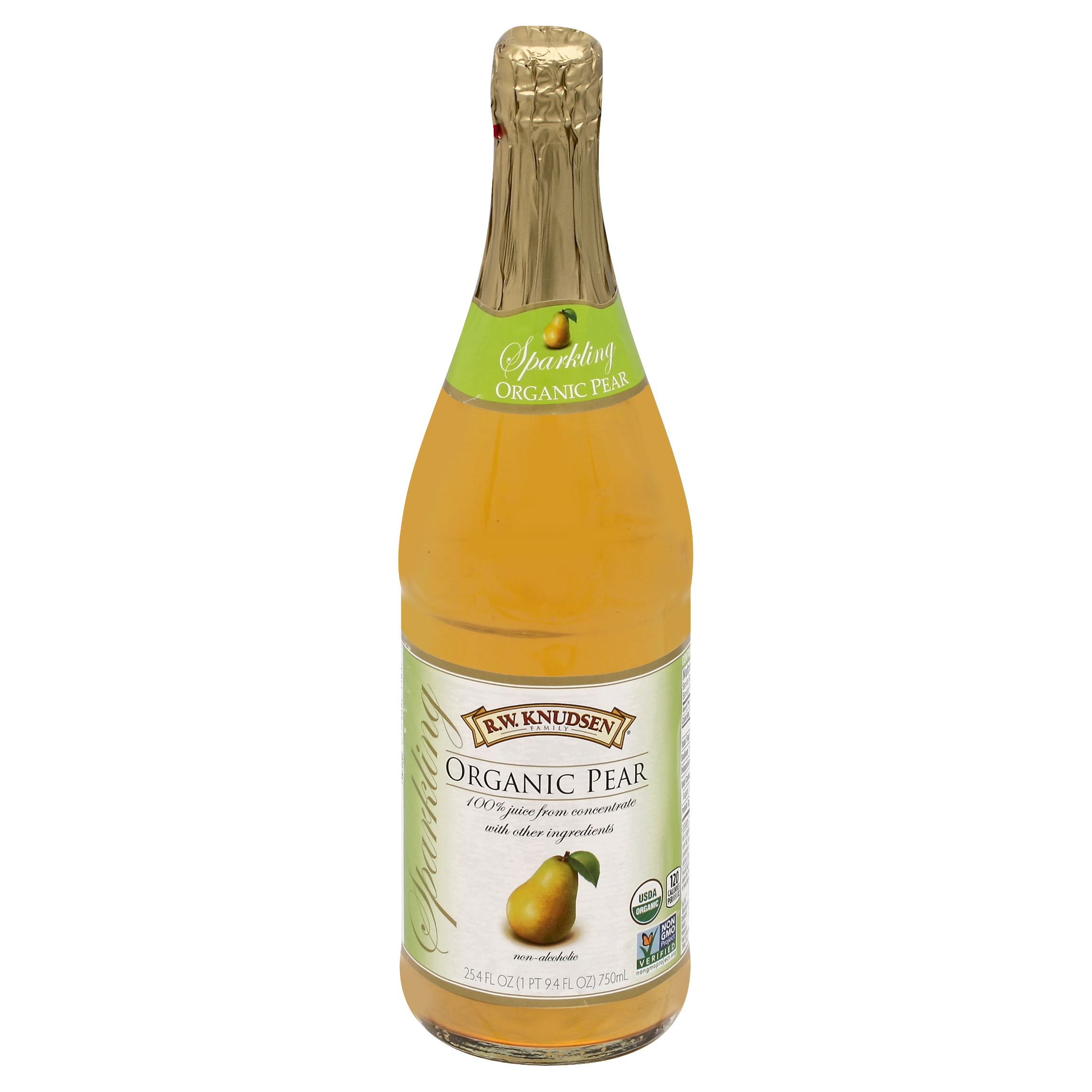 Knudsen Sparkling Pear Juice 25.4 fl oz (Pack Of 6)