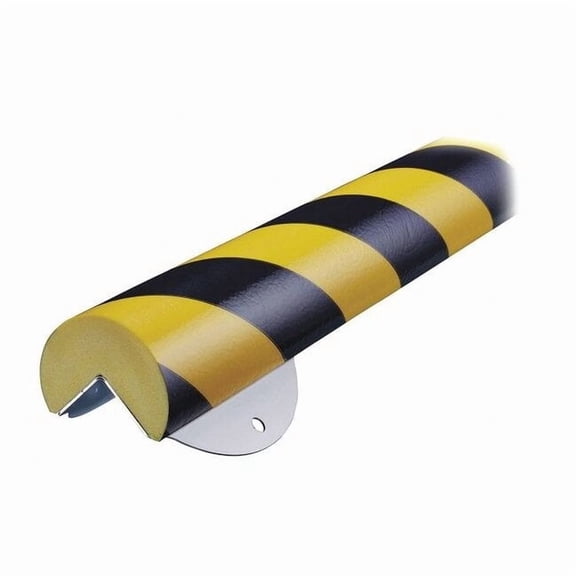 Corner Guard, Rounded, Black/Yellow 60-6865