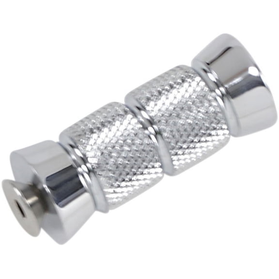 Knurled Chrome Toe Peg