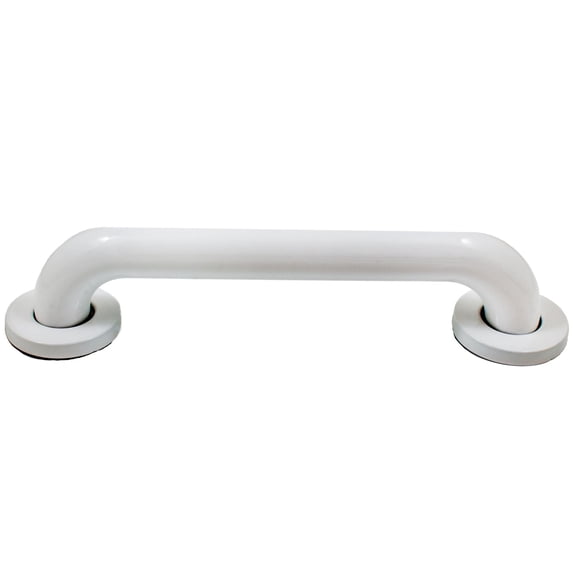 Stone Harbor Hardware Grab Bar, 12 Inches, 1-1/2" Diameter, 1-1/2" Wall Clearance, Concealed Screws, White
