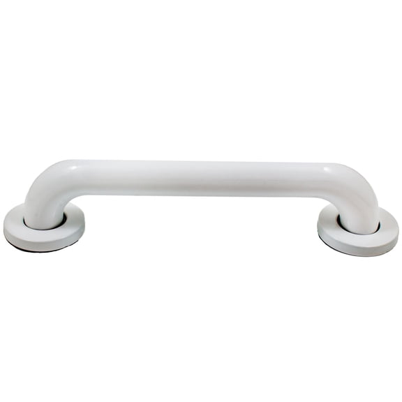 Stone Harbor Hardware Grab Bar, 12 Inches, 1-1/2" Diameter, 1-1/2" Wall Clearance, Concealed Screws, White