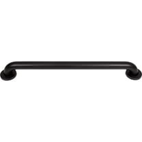 Knurled Grab Bar, 24 Inches, 1-1/2" Diameter, 1-1/2" Wall Clearance, Concealed Screws, Matte Black by Stone Harbor Hardware