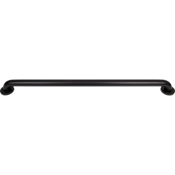 Knurled Grab Bar, 36 Inches, 1-1/2" Diameter, 1-1/2" Wall Clearance, Concealed Screws, Matte Black by Stone Harbor Hardware