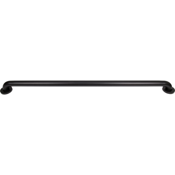 Knurled Grab Bar, 42 Inches, 1-1/2" Diameter, 1-1/2" Wall Clearance, Concealed Screws, Matte Black by Stone Harbor Hardware