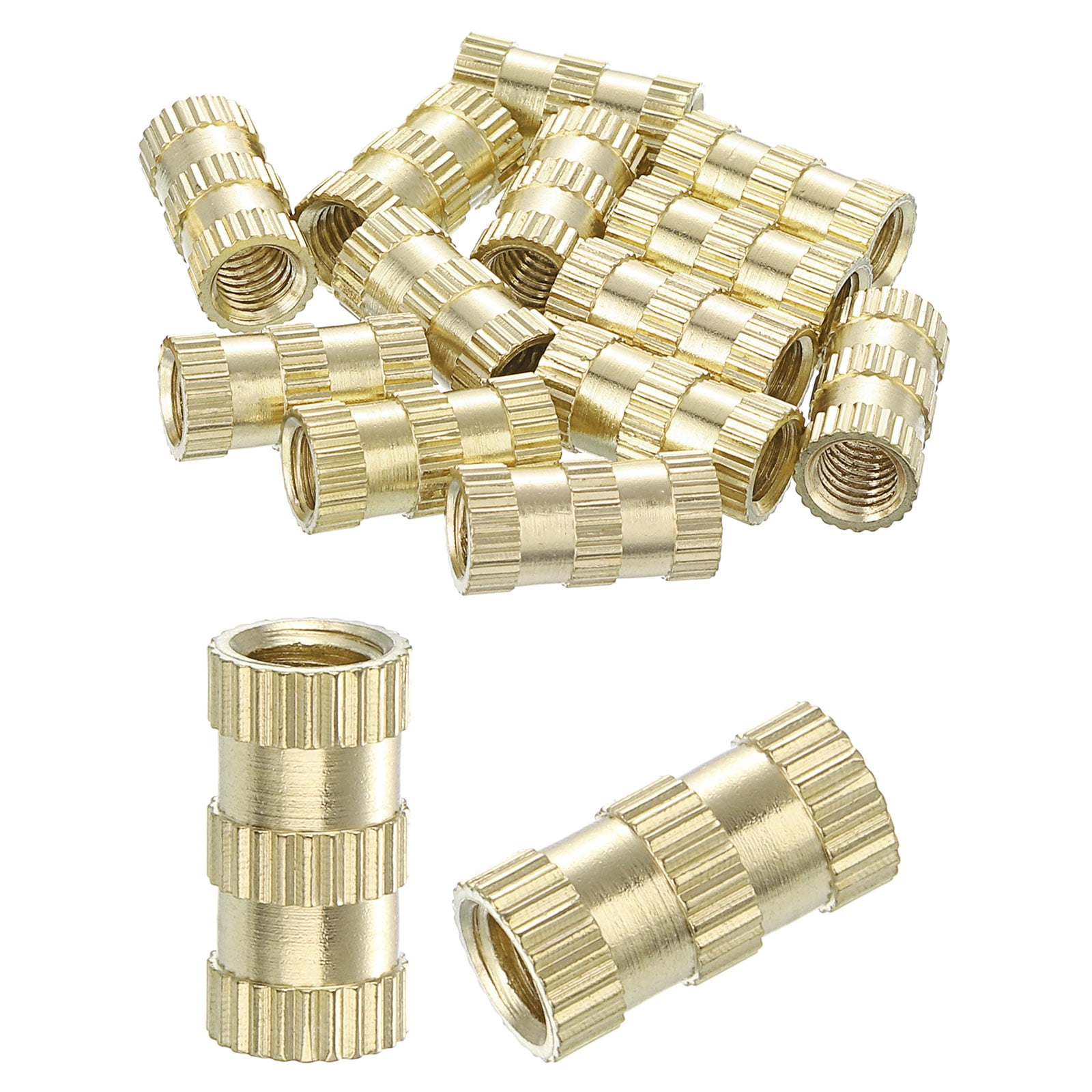 Knurled Insert Nuts, 15Pack M5 x 14mm(L) x 7mm(OD) Thread Printing ...