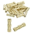 thumbnail image 1 of Knurled Insert Nuts, 30Pack M4 x 20mm(L) x 6mm(OD) Thread Printing Brass Nuts Female Threaded Inserts, 1 of 6