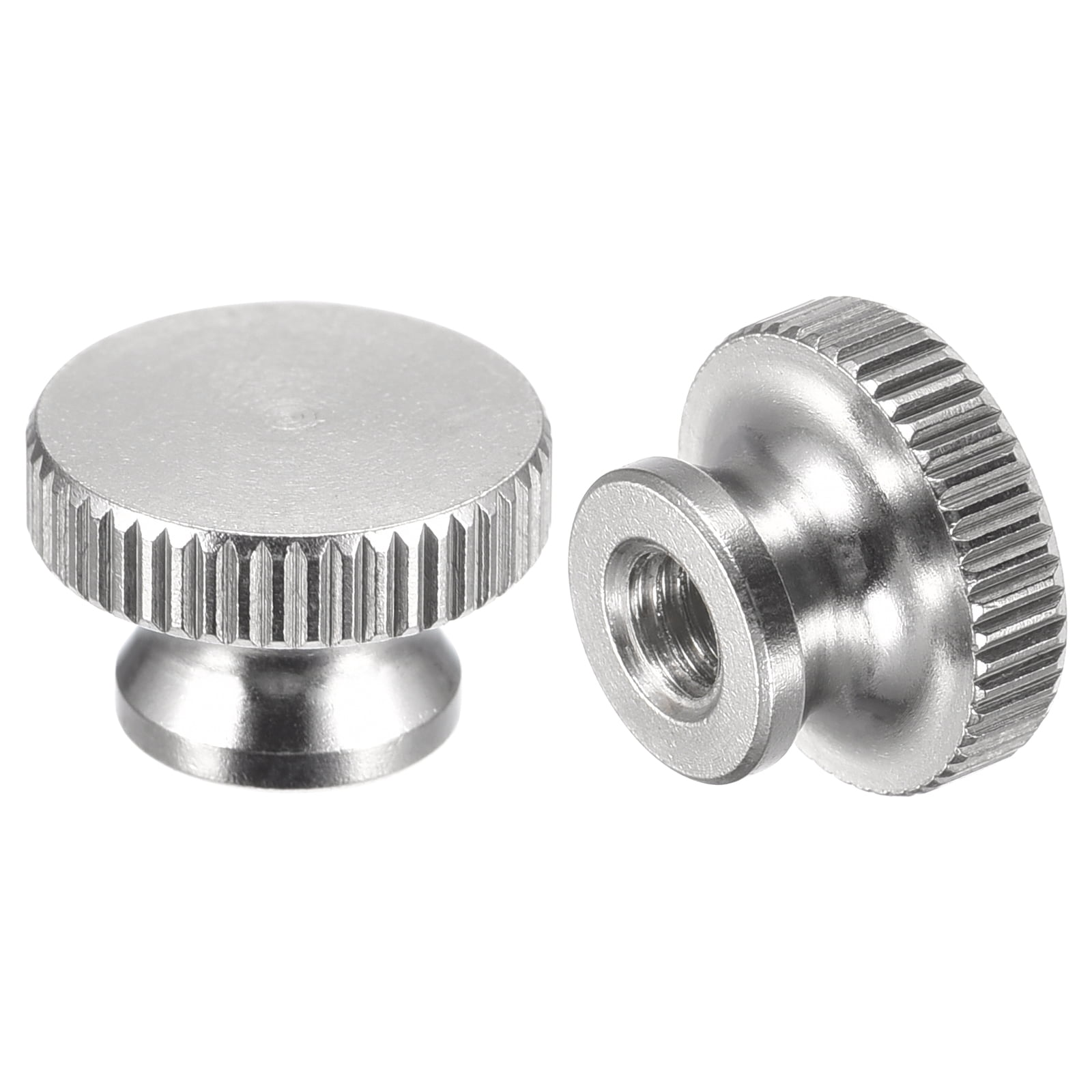 Uxcell Knurled Thub Nut, 10Pcs 4x0.7 304 Stainless Steel Round Knobs Fasteners For 3D - View #10
