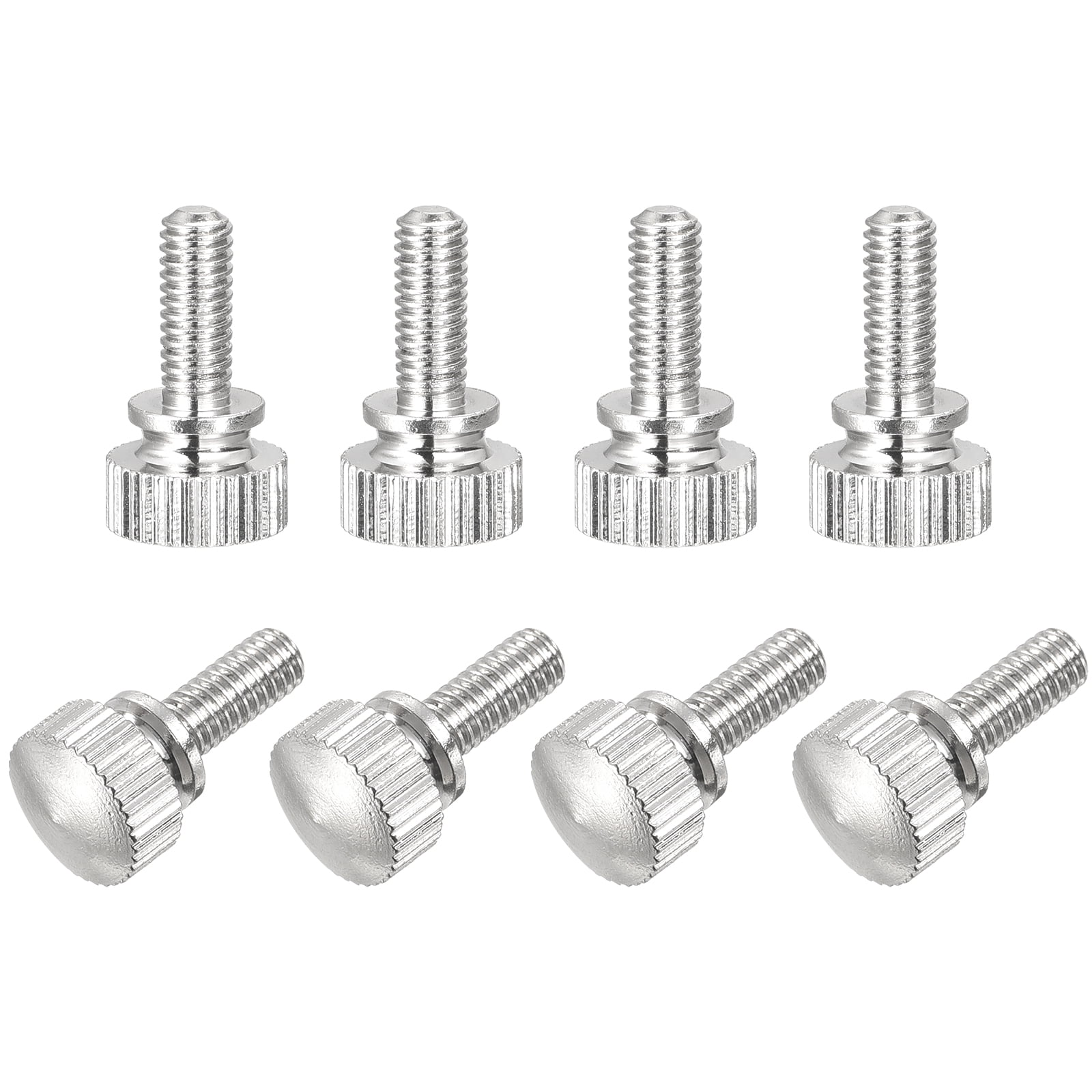 Knurled Thumb Screws, M4x10mm Brass Shoulder Bolts Grip Knobs Fasteners ...