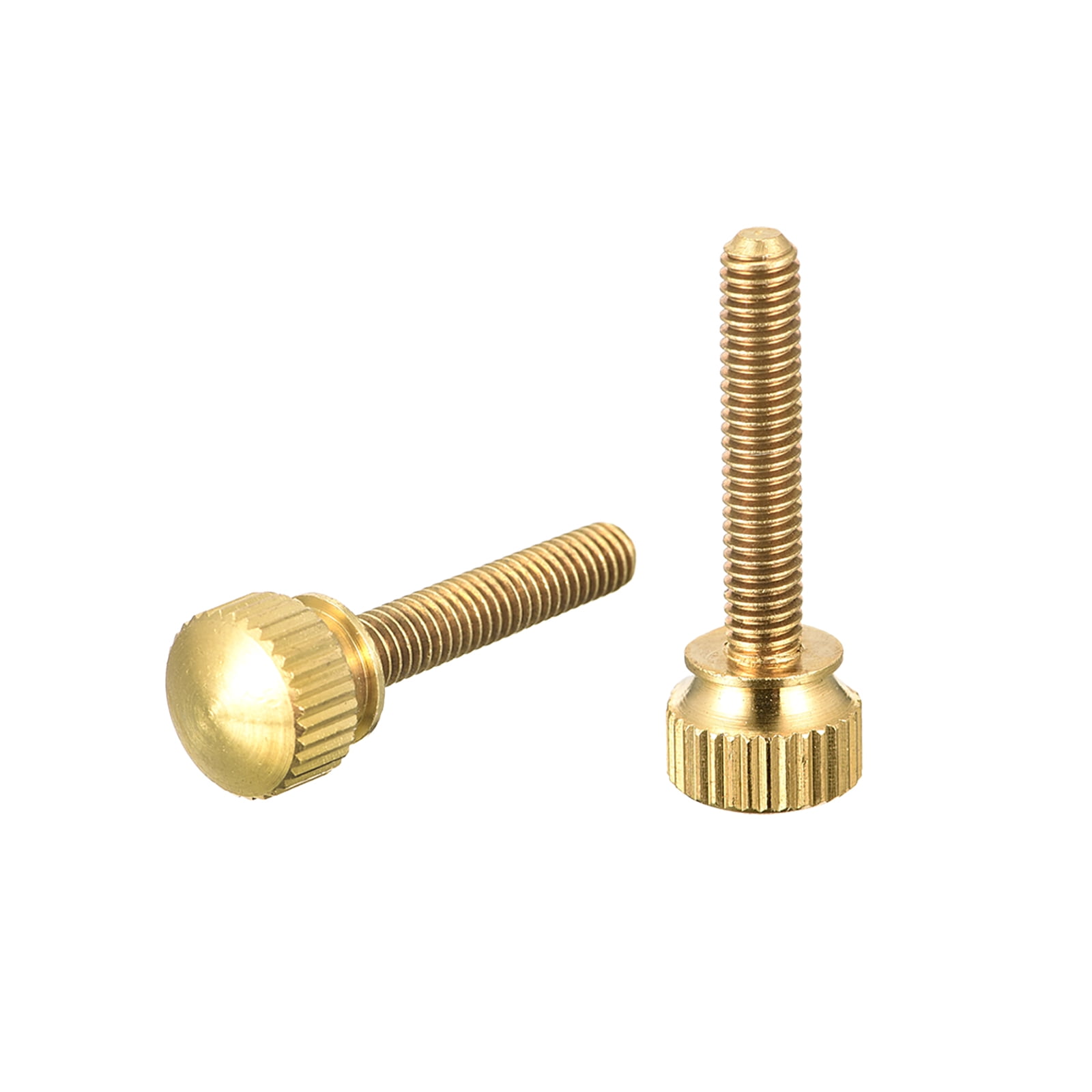 Knurled Thumb Screws, M4x25mm Brass Shoulder Bolts Stepped Grip Knobs