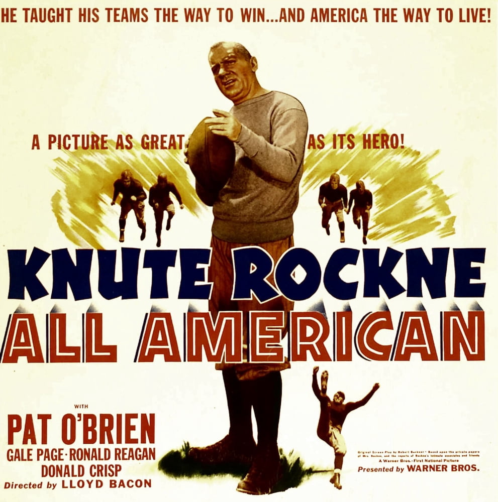 Knute Rockne All American Canvas Art - (24 x 36)
