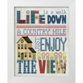 thumbnail image 1 of Knutsen, Conrad 12x14 White Modern Wood Framed Museum Art Print Titled - A Country Mile, 1 of 4