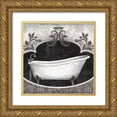 thumbnail image 1 of Knutsen, Conrad 15x15 Gold Ornate Wood Framed with Double Matting Museum Art Print Titled - Glam Bath II, 1 of 4