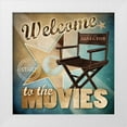 thumbnail image 1 of Knutsen, Conrad 15x15 White Modern Wood Framed Museum Art Print Titled - Welcome ToThe Movies, 1 of 4