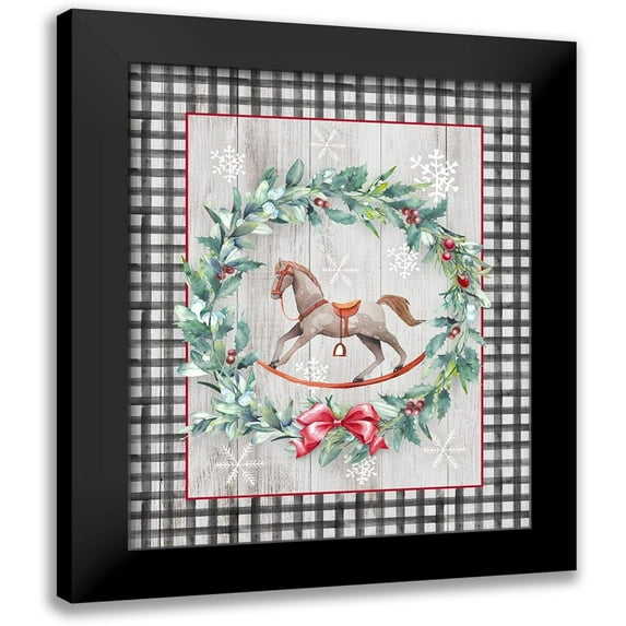 Knutsen, Conrad 15x18 Black Modern Framed Museum Art Print Titled - Rocking Horse