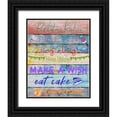thumbnail image 1 of Knutsen, Conrad 15x18 Black Ornate Wood Framed with Double Matting Museum Art Print Titled - Birthday Rules, 1 of 4