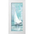 thumbnail image 1 of Knutsen, Conrad 15x32 White Modern Wood Framed Museum Art Print Titled - Soft Sail II, 1 of 4