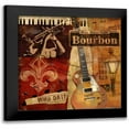 thumbnail image 1 of Knutsen, Conrad 20x20 Black Modern Framed Museum Art Print Titled - Rue Bourbon, 1 of 5