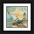 thumbnail image 1 of Knutsen, Conrad 20x20 Black Ornate Wood Framed with Double Matting Museum Art Print Titled - Ocean, 1 of 4