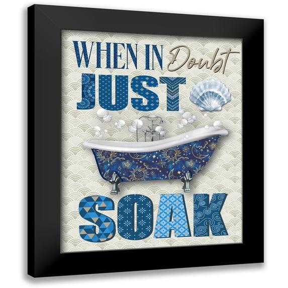 Knutsen, Conrad 20x24 Black Modern Framed Museum Art Print Titled - Just Soak