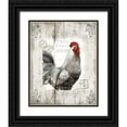 thumbnail image 1 of Knutsen, Conrad 20x24 Black Ornate Wood Framed with Double Matting Museum Art Print Titled - Farm Fresh, 1 of 4
