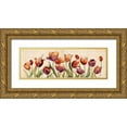 thumbnail image 1 of Knutsen, Conrad 24x11 Gold Ornate Wood Framed with Double Matting Museum Art Print Titled - Bow To Summer II, 1 of 4