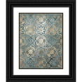 thumbnail image 1 of Knutsen, Conrad 26x32 Black Ornate Wood Framed with Double Matting Museum Art Print Titled - Moroccan Blue, 1 of 4