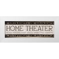 thumbnail image 1 of Knutsen, Conrad 32x13 White Modern Wood Framed Museum Art Print Titled - Home Theater, 1 of 4