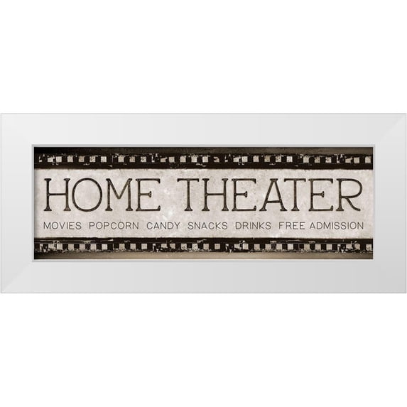 Knutsen, Conrad 32x13 White Modern Wood Framed Museum Art Print Titled - Home Theater