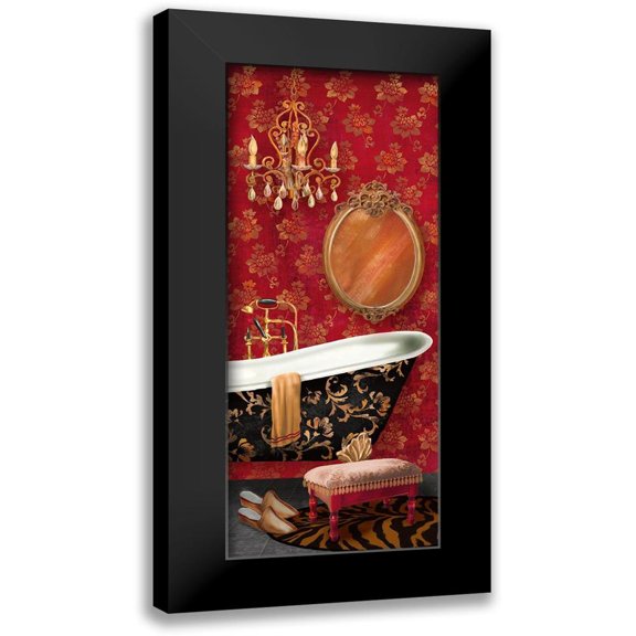 Knutsen, Conrad 8x14 Black Modern Framed Museum Art Print Titled - Bain de Luxe II