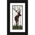 thumbnail image 1 of Knutsen, Conrad 8x14 Black Ornate Wood Framed with Double Matting Museum Art Print Titled - Country Boho I, 1 of 4
