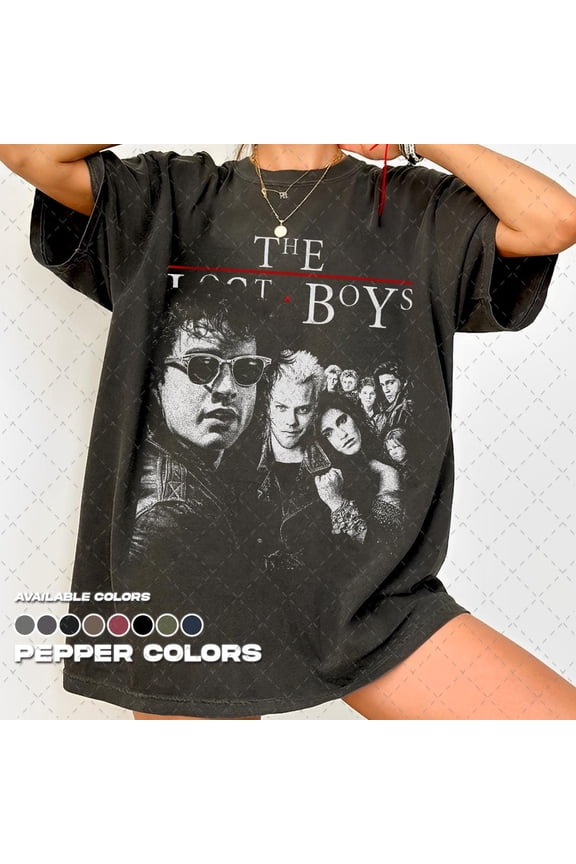 Comfort Colors Vintage The Lost Boys Shirt | Movie Shirt I Gift For Woman and Man Unisex T-Shirt, Black 3XL