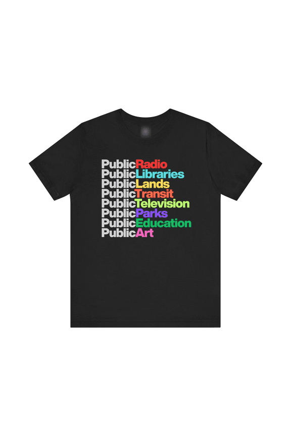 Keep America Public Tee, White S