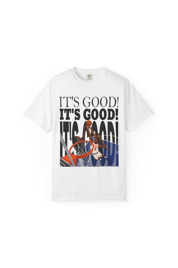 OG Anunoby Tip-In Basketball T-Shirt | New York Fan Tee, Blossom S