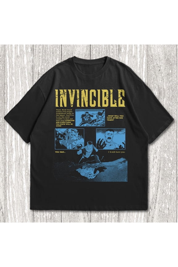 Omni-Man T-Shirt, Superhero Movie Shirt, Mark Grayson Shirt, Hero Shirt, Comic Book Shirt, Black S