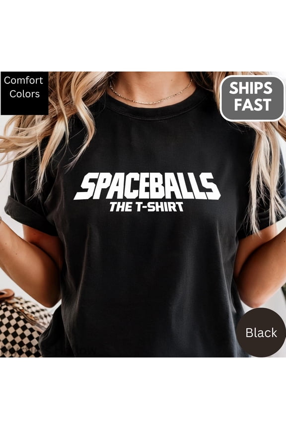 Spaceballs T-Shirt, 80s Funny Sci-Fi Movie , Comfort Colors Unisex Cotton Tee, Blossom S