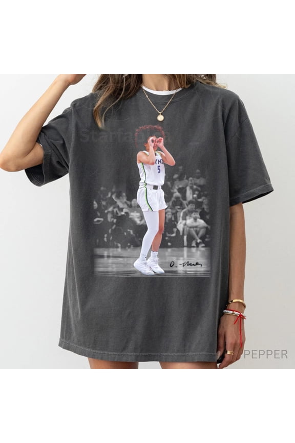 Vintage 90s Olivia Miles Basketball Graphic Tee, Comfort Colors Shirt, Pepper S