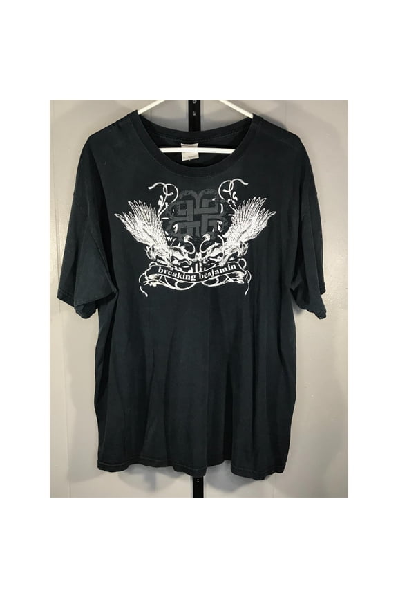 Vintage Breaking Benjamin Band Tour Shirt Men’s XL Rock Concert Music 2007, Blue Jean S