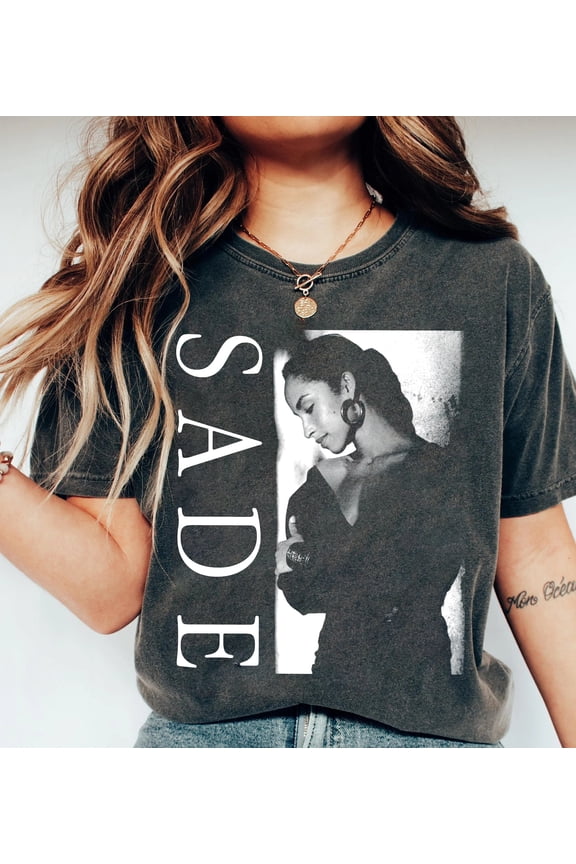 Vintage Sade 90s Concert T-Shirt: Unisex Pop Music Tee, Denim 3XL