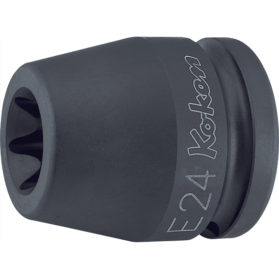 Ko-ken USA 16425-E24 3/4 Sq. Dr. Impact TORX E24 Socket - Length 50mm