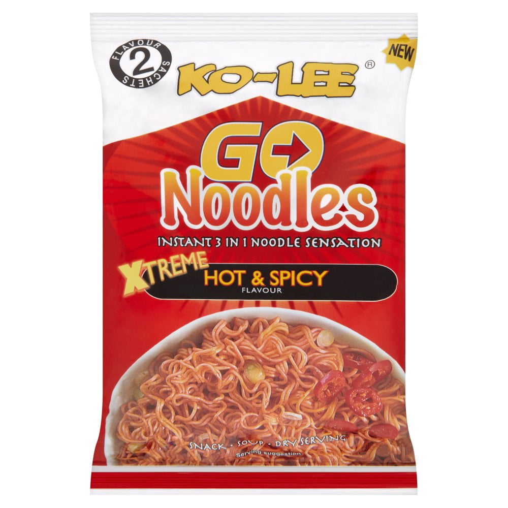 Ko-Lee Go Noodles Xtreme Hot & Spicy Flavour 85g (pack of 24)