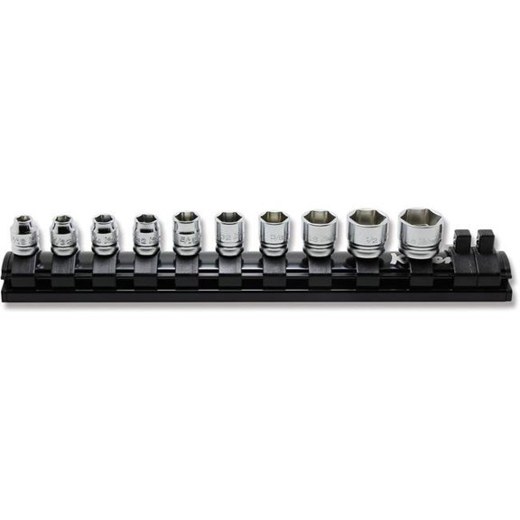 Ko-ken USA KKNRS2400AZ-10 0.25 in. Square Drive 6-Point SAE Z-Series Socket Set - 10 Piece