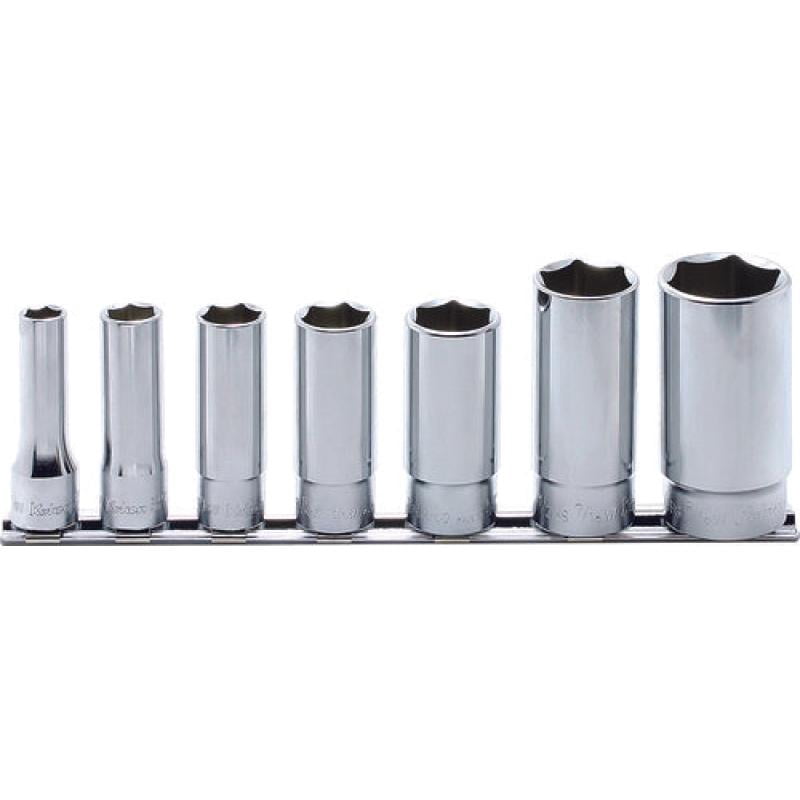 Ko-ken RS3300W/7 3/8"Sq. Dr. 6 Point Socket set Whitworth 1/8-1/2" 200 mm