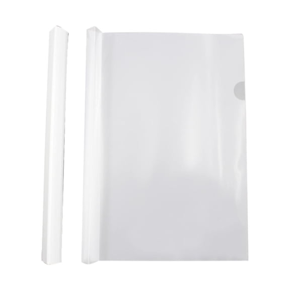 Koadzawe 1 Pack Clear Report Covers With Sliding Bars, 100 Sheet Capacity, Letter Size, Clear, For Students And Coworkers,31 Cm*23Cm/ 12.2 *9Inches,Resume Portfolio Folder,Report Folder