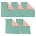 thumbnail image 1 of Koadzawe 5Pack Kitchen Dish Cloths, Reusable Dish Towels, Nonstick Washable Fast Drying, Super Absorbent Coral Velvet Cleaning Cloths For Cleaning Tableware, Kitchen, Bathroom (Mint Green 9.8 X 9.8"), 1 of 7