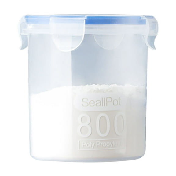 Koadzawe Kitchen Storage Box Sealed Preservation Plastic Preservation Container Storage Tank Grains Sealed Can Reusable Condiment Containers With Lids(One Size) Cookie Storage Containers Airtight