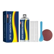 Koadzawe Metal Glue, 1 Pack High Strength Fast Curing Liquid Metal Epoxy Glue, Heat Resistant Metal To Metal Repair Glue, Metal Glue Heavy Duty Waterproof For Leak Sealing Welding Aluminum Steel 85G