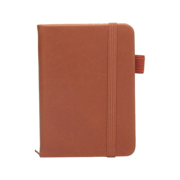 Koadzawe Mini Notebook With Pen Holder,Pocket Size 4.33In X 3.15In Leather Hardcover Small Note Pads,Tear-Off Sheets Tiny Notepad With Elastic Band For Nurses, Office,Reporter & Travel Journaling