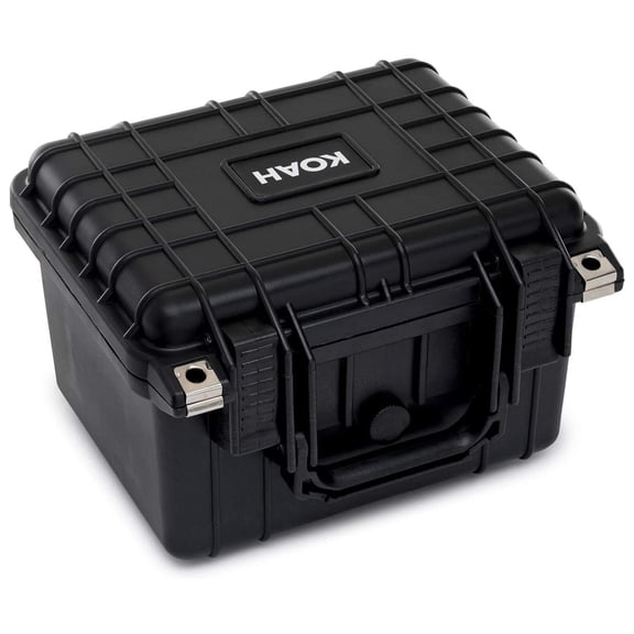Koah Weatherproof Hard Case with Customizable Foam (10 x 9 x 7 Inch)