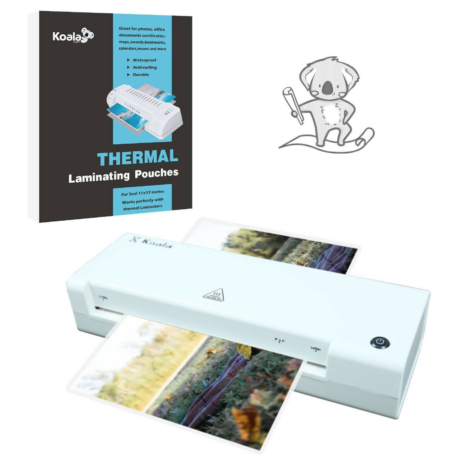Koala 13 inch Laminator Machine with Laminating Sheets Thermal